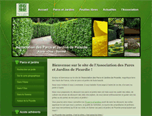 Tablet Screenshot of parcsetjardinsdepicardie.fr